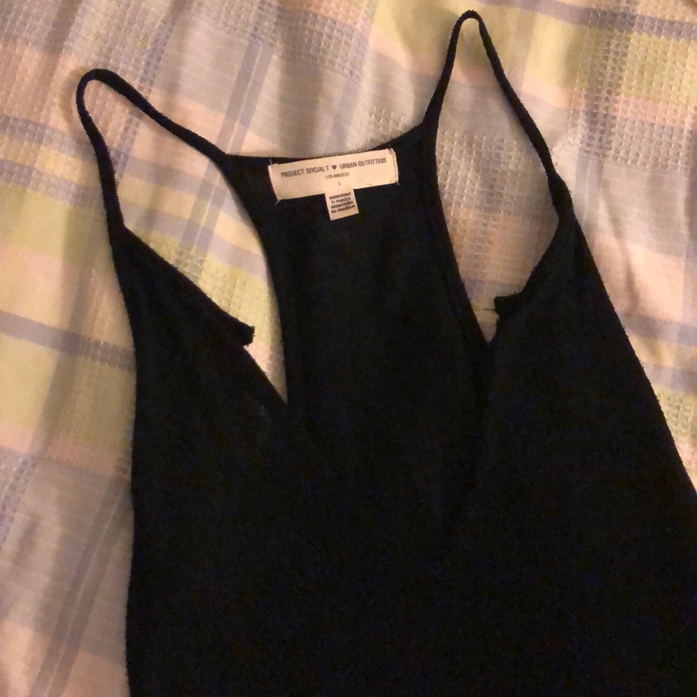 Black urban outfitters flow tank top